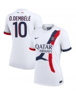 Paris Saint-Germain Ousmane Dembele #10 Bortedrakt Dame 2024-25 Korte ermer